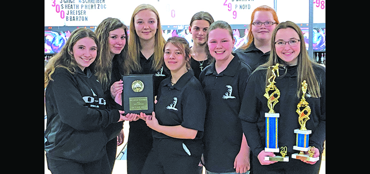 Greene/Oxford girls finish as runner-ups at MAC Bowling Championships